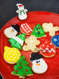 biscuits avec glacage Noel