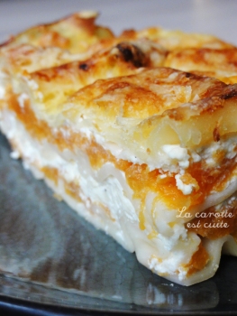 lasagnes cucurbitacee fromages italiens